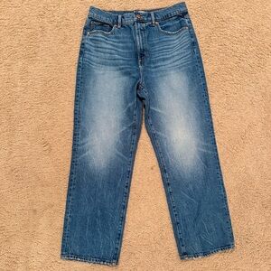 LOFT High Rise Straight Jeans